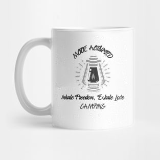 Inhale Freedom Exhale Love Camping Mug